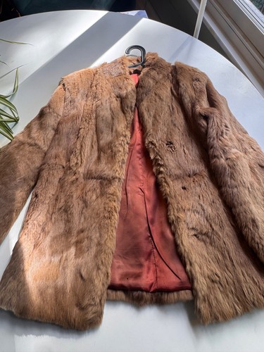 Genuine real rabbit - real, coat