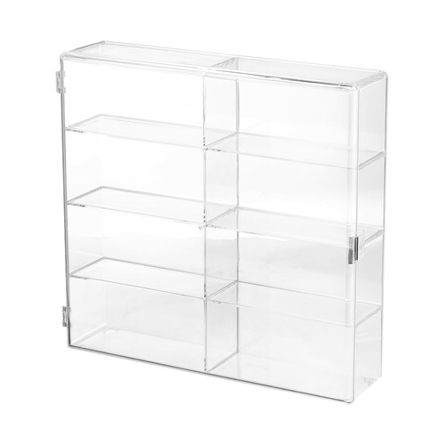 Clear acrylic display - case, for
