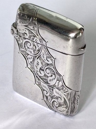 Antique victorian silver - antique, vesta
