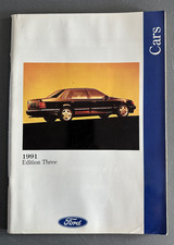 Ford Cars Brochure 1991 FA221/150 Fiesta Escort Orion Sierra Granada Scorpio
