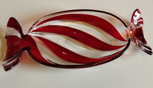 Large red and clear - clear, peppermint