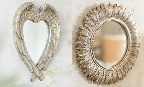 Angel wings mirror silver - wings,