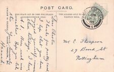 FAMILY HISTORY - GENEALOGY POSTCARD - Mr THOMPSON - NOTTINGHAM BROAD STREET