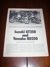1973 YAMAHA RD250 vs. 1973