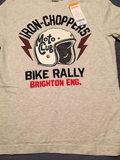 Gymboree Bike Brigade Boys Shirt Size 8 Motorcycle Nwt