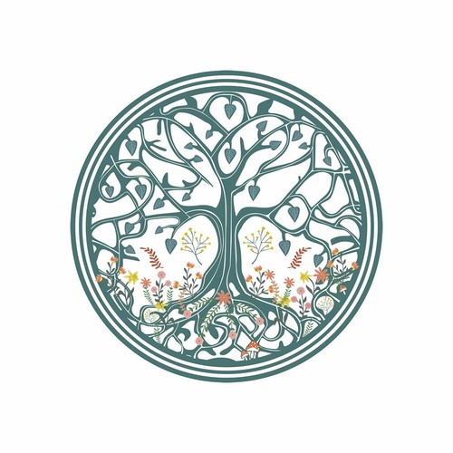 Tree life iron on - tree,