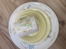 Lovely Set By Branksome. Cup Saucer Plate And Cake Plate