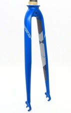 Carrera Zelos Fork 1 1/8 Fork for 700c & Rim Brakes Blue Corteblade Stem 262mm H