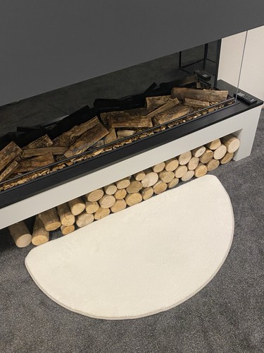 Luxury half moon fireside - half, rug
