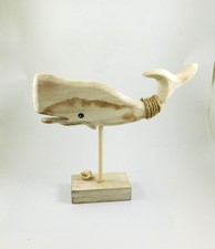 Blue Whale Ornament Drift Wood