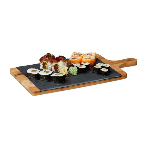 Bamboo serving board - serving, board,