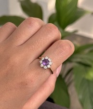 Amethyst Ring 18ct Gold And