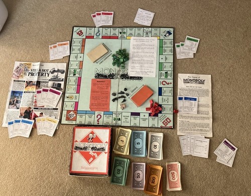 Rare 1936 vintage monopoly set - 1936,