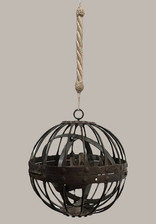 Antique Gimbal Whalers Ships Lantern Sphere Ball - Maritime