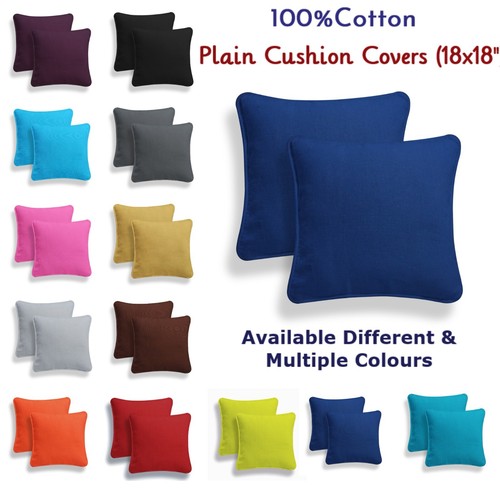 Plain cushion covers 100 - covers, 100%