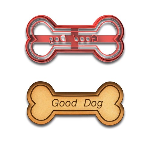 Dog bone cookie - dog, cutter