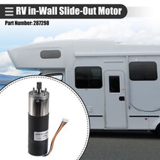 RV Slide-Out Motor Adjustable for Travel Trailer and Camper Silver Tone Metal