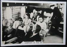 EMPIRE FLYING BOAT  Promenade Saloon    Vintage 1938 Photo Card  GE14M