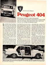 1968 PEUGEOT 404  ~  NICE