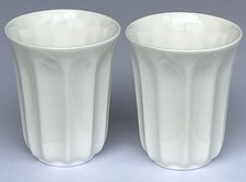 2 x Hotel Chocolat x Andrew Wicks White Mugs Cups for Velvetiser Hot Chocolate