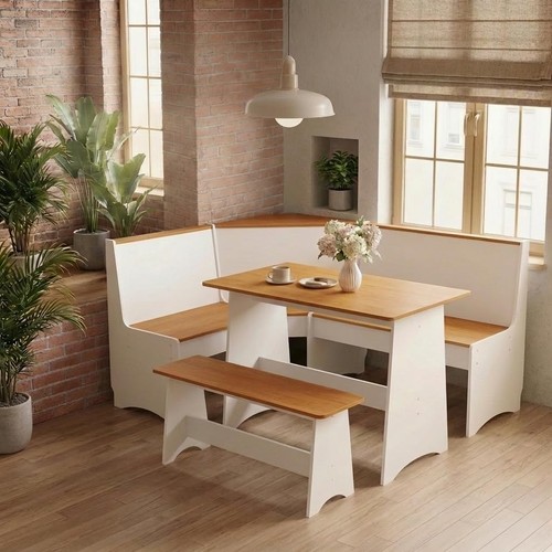 Farmhouse breakfast nook table - breakfast,