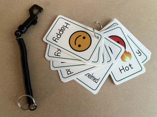 Feelings emotions flashcards - feelings,