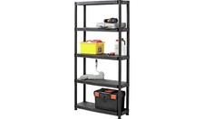 5 Tier Plastic Shelving Unit