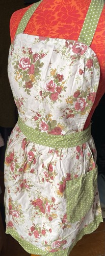 Vintage apron with tie neck - apron, at