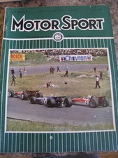 MOTOR SPORT AUG 1969 MARCOS