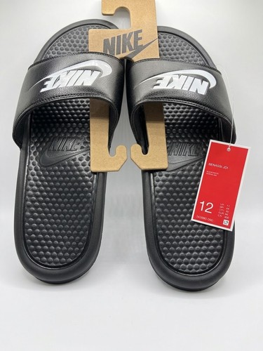 Nike black white slide - black/white, sandals