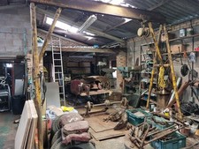 Giant Heavy Duty Yale Gantry Jib Hoist Crane 