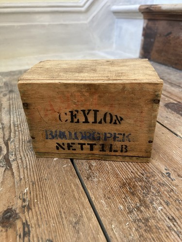 Vintage ceylon tea - vintage, box