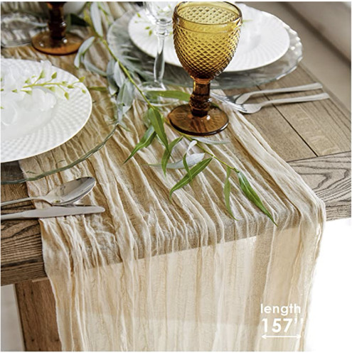 Gauze table runner bulk - gauze,