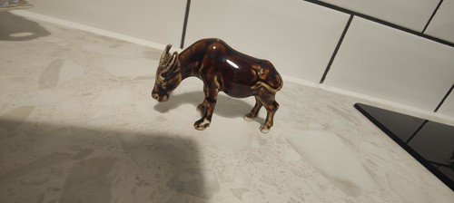 Vintage miniature bull - vintage,