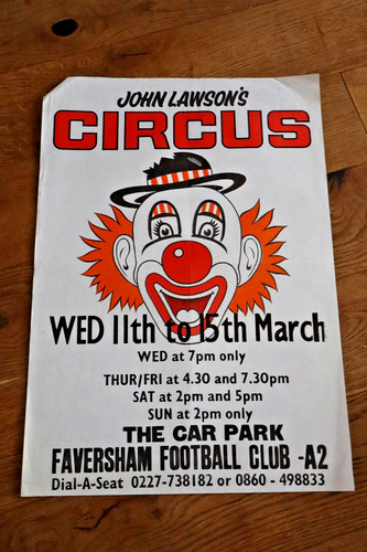 John lawson circus poster - lawson's,