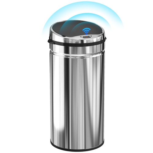Homcom 50l sensor bin - 50l,