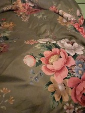Vintage Sanderson Florella Sateen Fabric or single curtain 