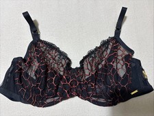 M&S AUTOGRAPH EVORA EMBROIDERY UNDERWIRED NONPADDED BALCONY BRA COPPER SIZE 42B