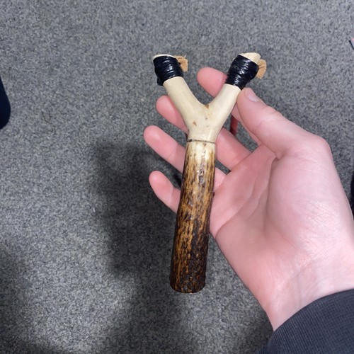 Ash fork catapult - fork, bone