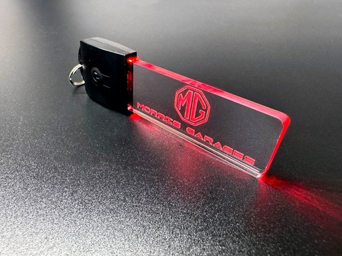 Logo led light keyring - mg,