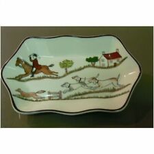 Coalport Hunting scene Trinket