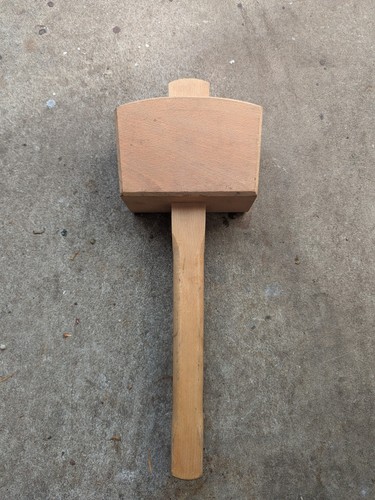 Wooden mallet carpenters - mallet, tool