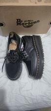Dr. Martens Ramsey Quad 3i Stud  Hair on Creepers Size 3 Black