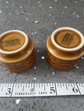 2 X HORNSEA SAFFRON DESIGN EGG CUPS