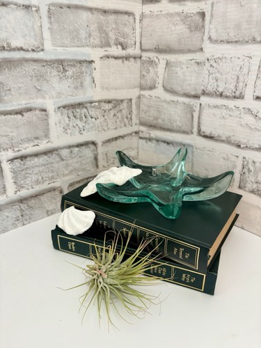 Vintage teal green glass - teal,