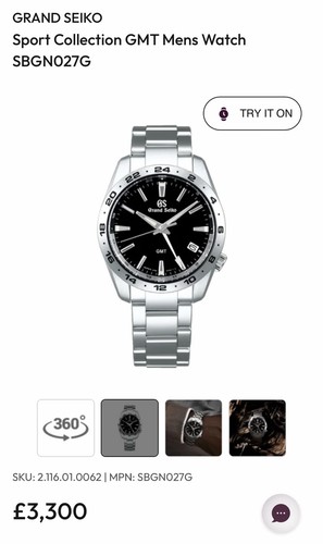 Grand seiko sport men - grand,