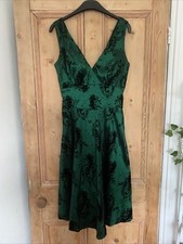 Emerald Green Voodoo Vixen Fit And Flare Size S