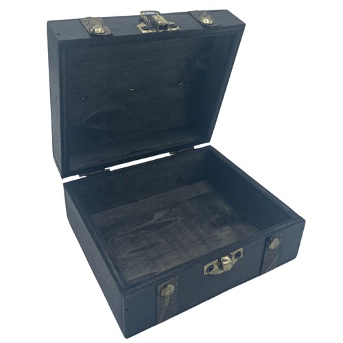 Square tea chest - tea, grey