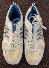 DONNAY WHITE & BLUE TRAINERS