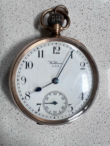 Vintage usa waltham solid - waltham, 9k